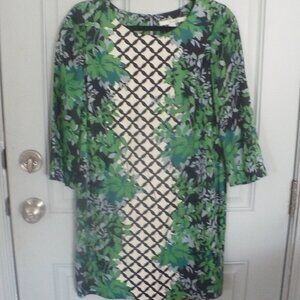 Ladies Satin Lined Dress Size 6 Silk & Viscose